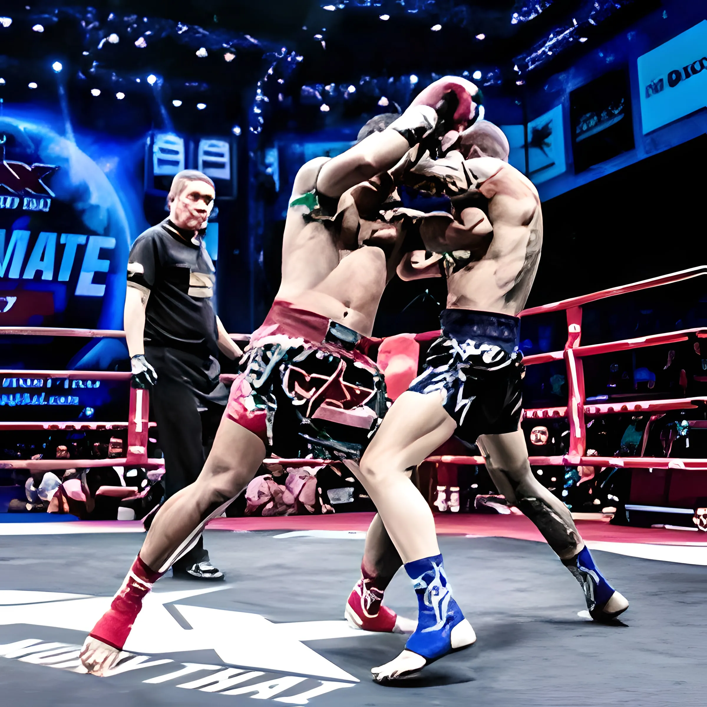 Patada en el Max Muay Thai