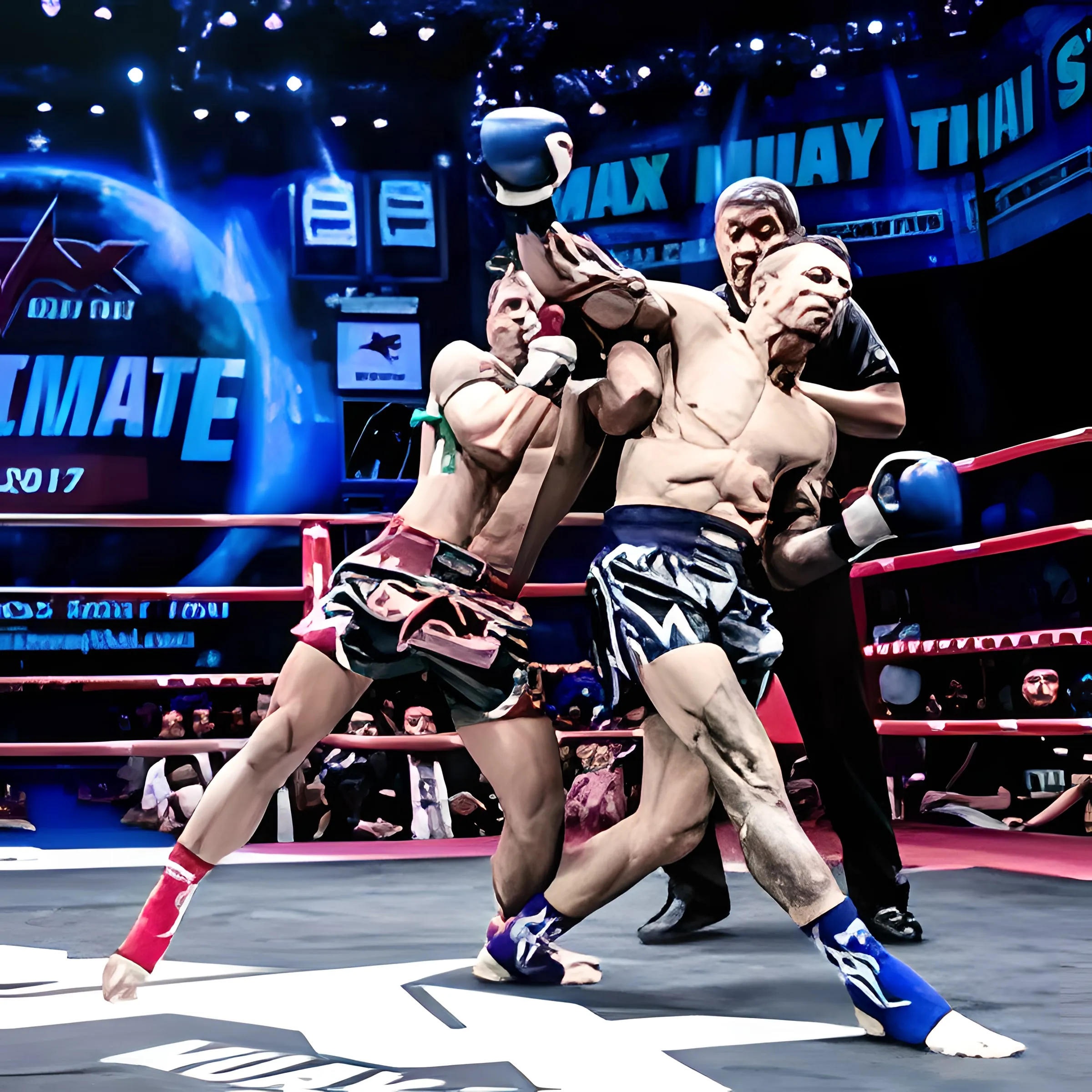Combate en Tailandia