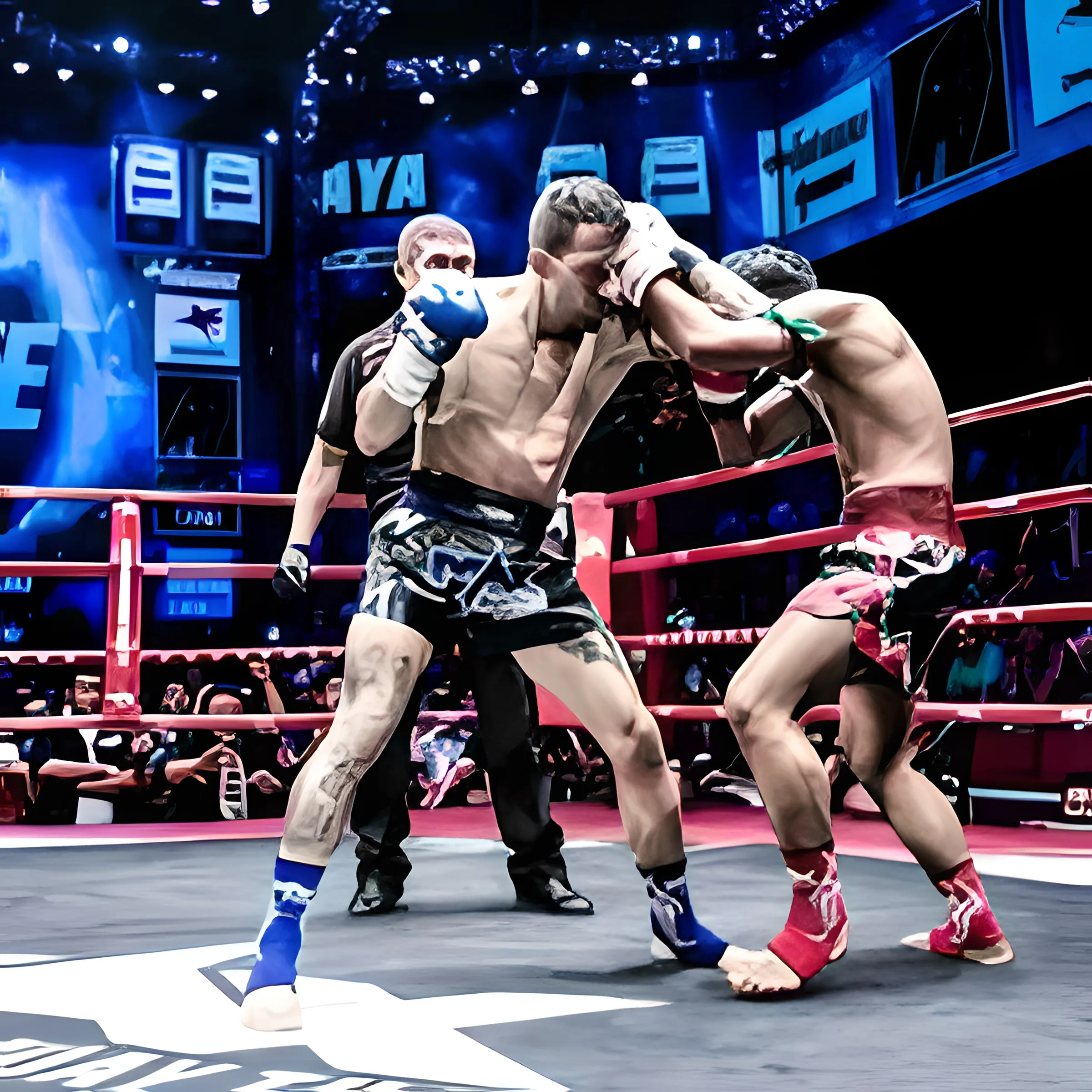 Combate en el Max Muay Thai